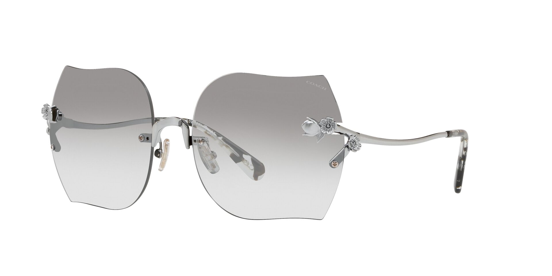新品日本製COACH コーチ サングラス HC7082B-L1020 Shiny Pale Gold フレーム：メタル レンズ：プラスチック 眼鏡 メガネフレーム 60□17-140 セル、プラスチックフレーム